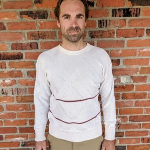 Men's knitted sweater.